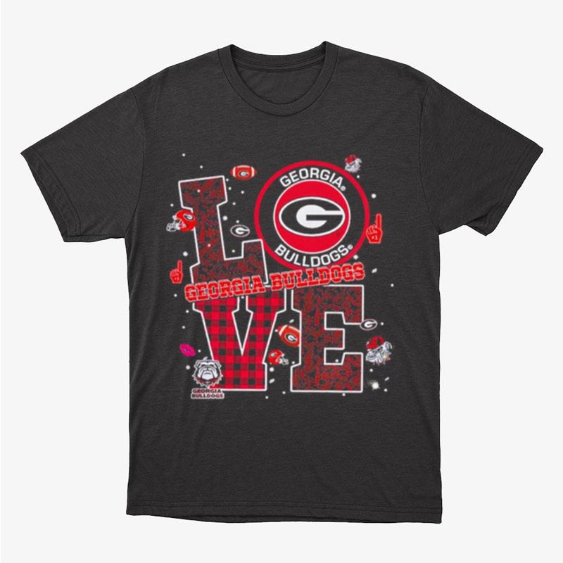 Big Love Georgia Bulldogs Logo Unisex T-Shirt Hoodie Sweatshirt
