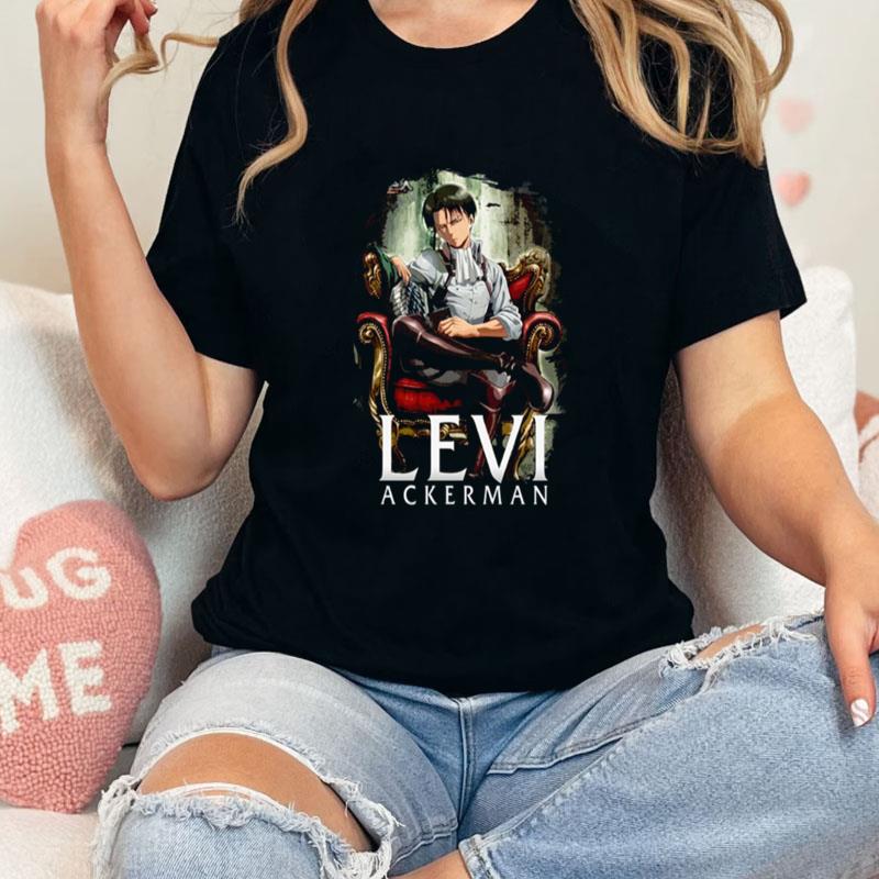 Cool Illustration Attack On Titan Levi Ackerman Unisex T-Shirt Hoodie Sweatshirt