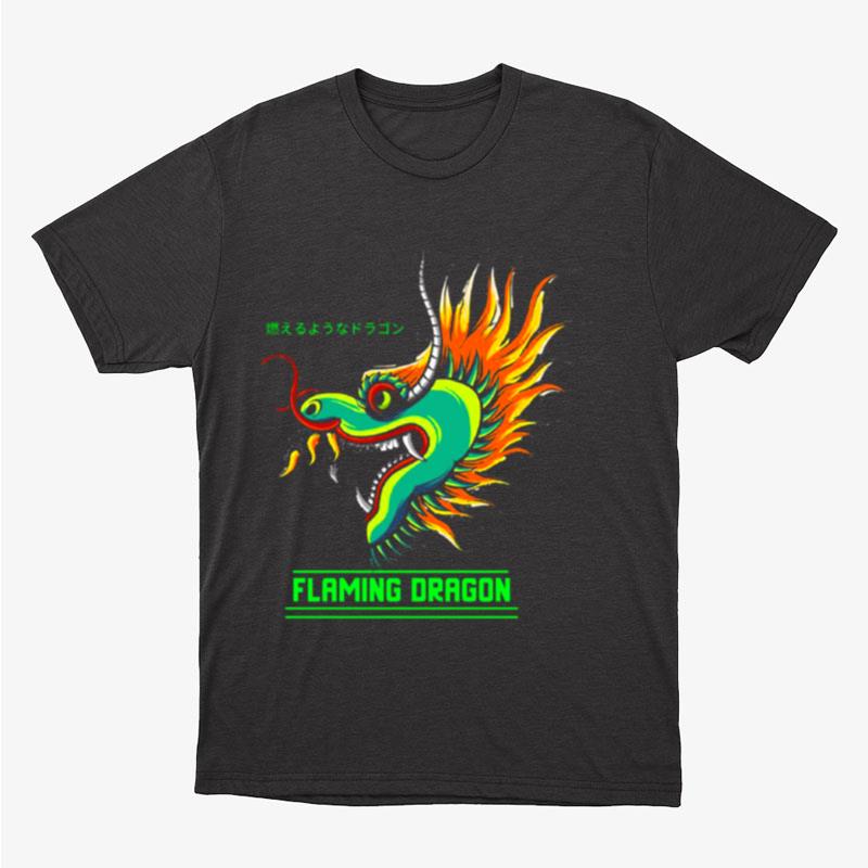 Flaming Dragon Profile Tropic Thunder Unisex T-Shirt Hoodie Sweatshirt
