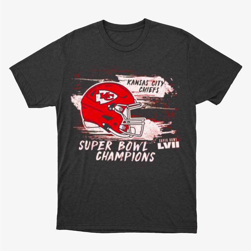Kansas City Chiefs Helmets Super Bowl Lvii Champions Unisex T-Shirt Hoodie Sweatshirt