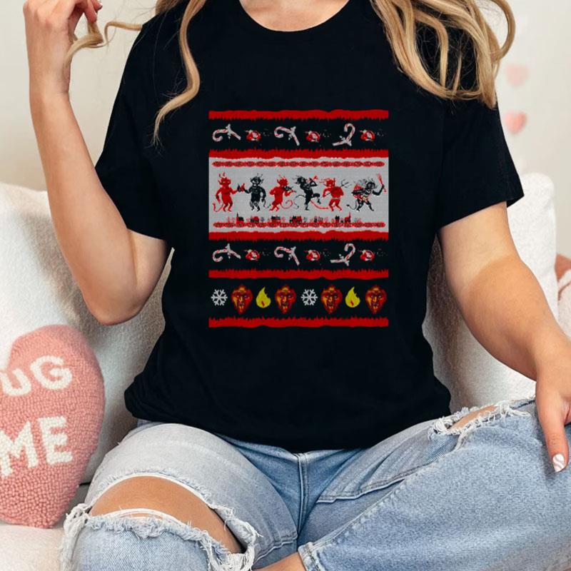 Krampus Christmas The Christmas Devil Party Krampus Ugly Style Unisex T-Shirt Hoodie Sweatshirt
