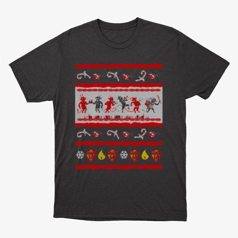 Krampus Christmas The Christmas Devil Party Krampus Ugly Style Unisex T-Shirt Hoodie Sweatshirt