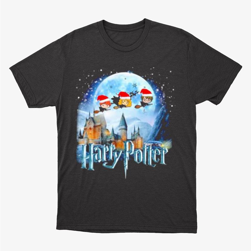 Merry Christmas Santa Harry Potter Chibi Unisex T-Shirt Hoodie Sweatshirt