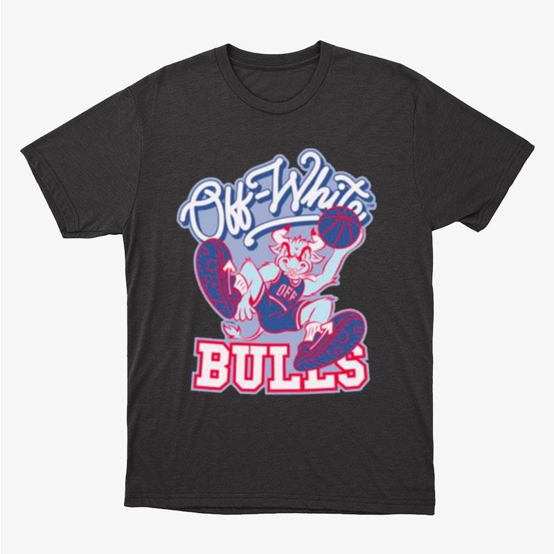 Off White Chicago Bulls Basketball Unisex T-Shirt Hoodie Sweatshirt