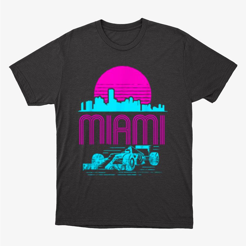 Racing Car Formula One Miami Grand Prix F1 Vintage Unisex T-Shirt Hoodie Sweatshirt