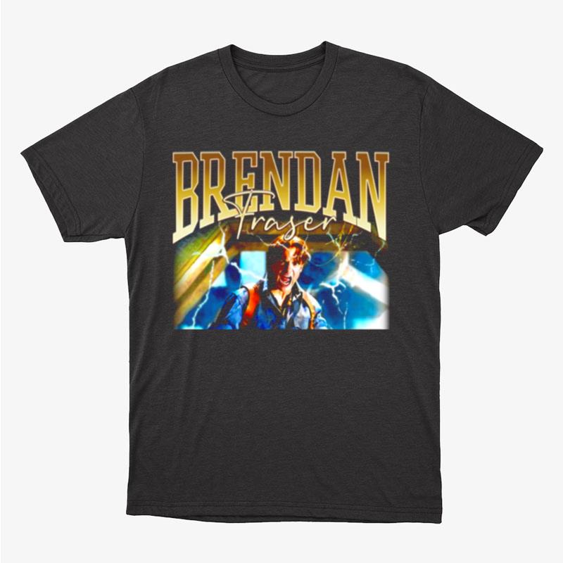 Retro Brendan Fraser The Legend Portrait Unisex T-Shirt Hoodie Sweatshirt