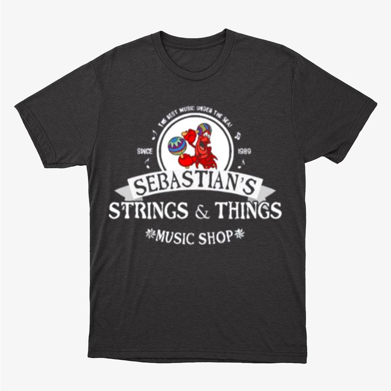 Sebastian's Strings & Things Music Shop Little Mermaid Unisex T-Shirt Hoodie Sweatshirt
