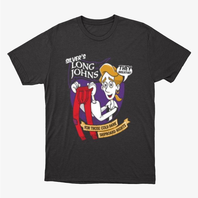 Silver's Long Johns Retro Monkey Island Geek Video Game Funny Pirate Unisex T-Shirt Hoodie Sweatshirt