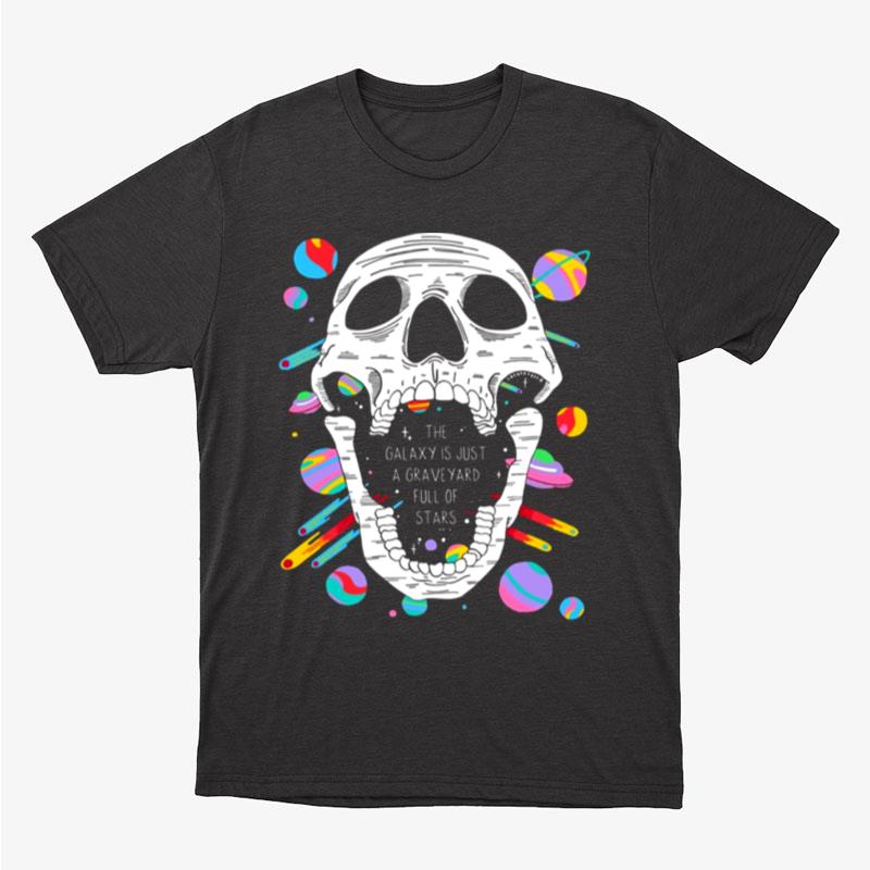 Skull Galaxy Halloween Unisex T-Shirt Hoodie Sweatshirt