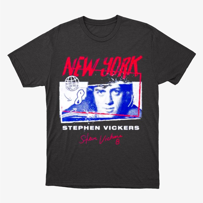 Steve Vickers New York Rangers Tones Signature Unisex T-Shirt Hoodie Sweatshirt