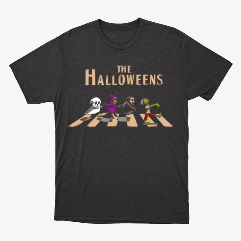 The Halloweens Horror Team Friends Inspired By Abbey Road The Beatles Unisex T-Shirt Hoodie Sweatshirt