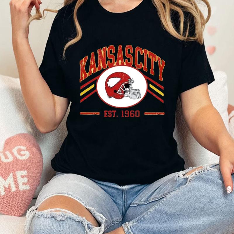 Vintage Style Kansas City Football Unisex T-Shirt Hoodie Sweatshirt