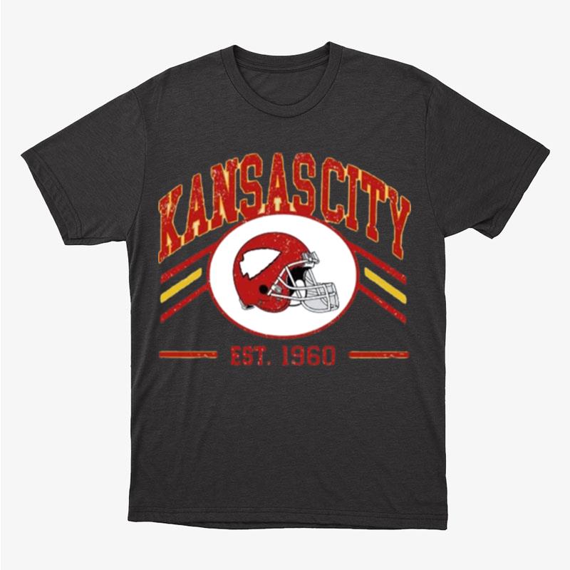 Vintage Style Kansas City Football Unisex T-Shirt Hoodie Sweatshirt