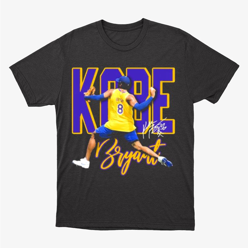 08 Kobe Bryant La Dodgers Signature Unisex T-Shirt Hoodie Sweatshirt