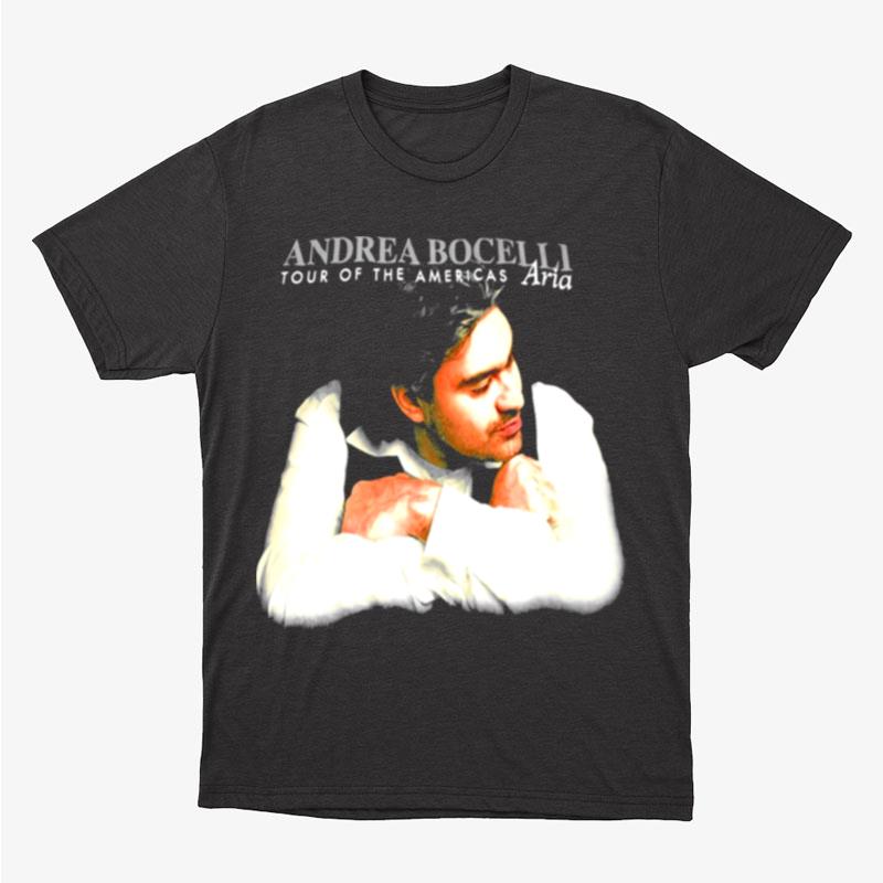 1998 Andrea Bocelli Vintage Aria The Opera Album Tour Unisex T-Shirt Hoodie Sweatshirt
