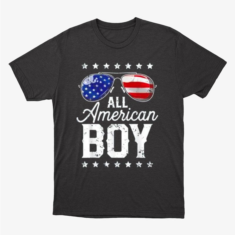 All American Boy 4Th Of July Family Unisex T-Shirt Hoodie Sweatshirt