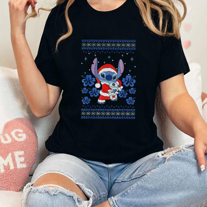 Blue Koala Funny Stitch Disney Christmas Unisex T-Shirt Hoodie Sweatshirt