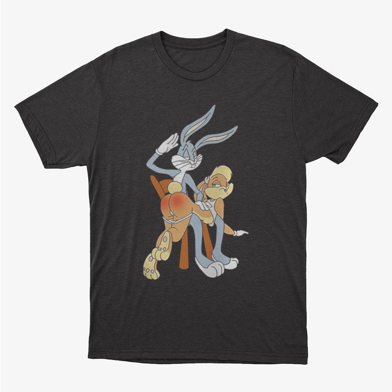 Bugs Bunny Spanking Lola Bunny Unisex T-Shirt Hoodie Sweatshirt