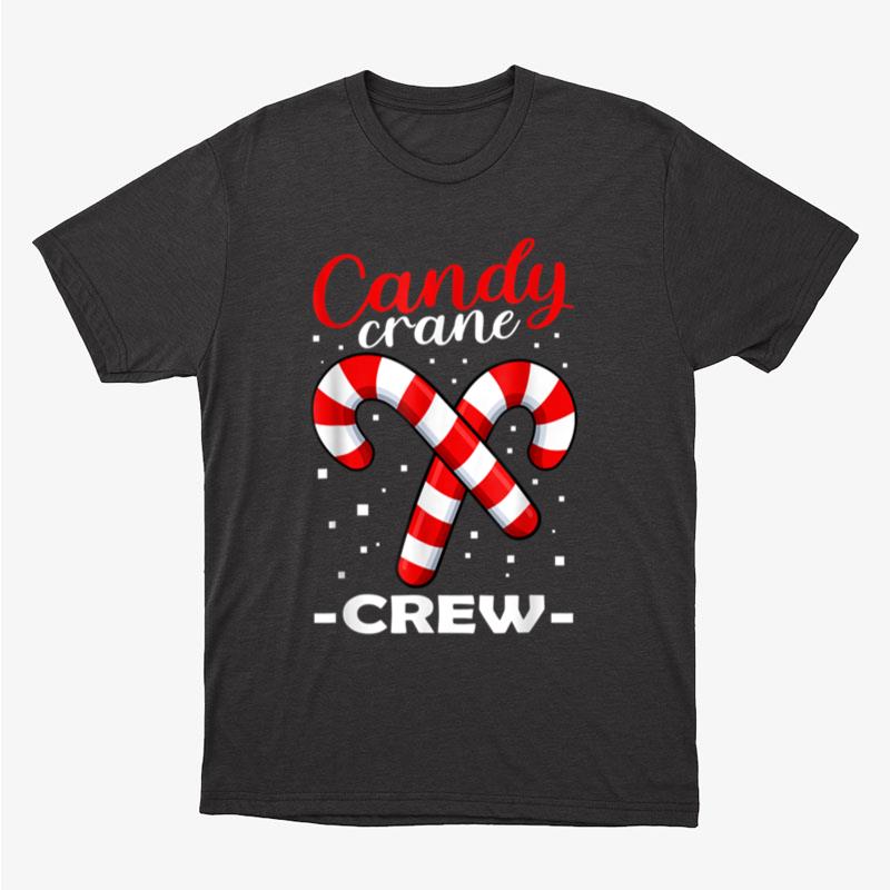 Candy Cane Crew Matching Christmas Pajama Cool X Mas Pj Unisex T-Shirt Hoodie Sweatshirt