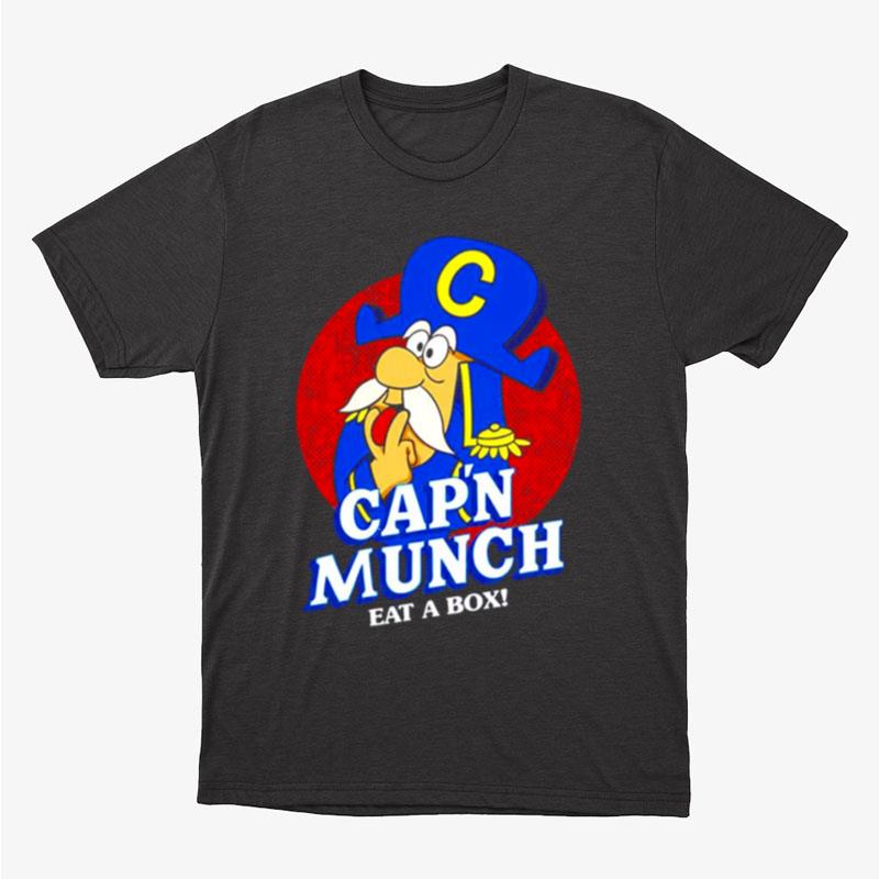 Cap'N Munch Eat A Box Unisex T-Shirt Hoodie Sweatshirt