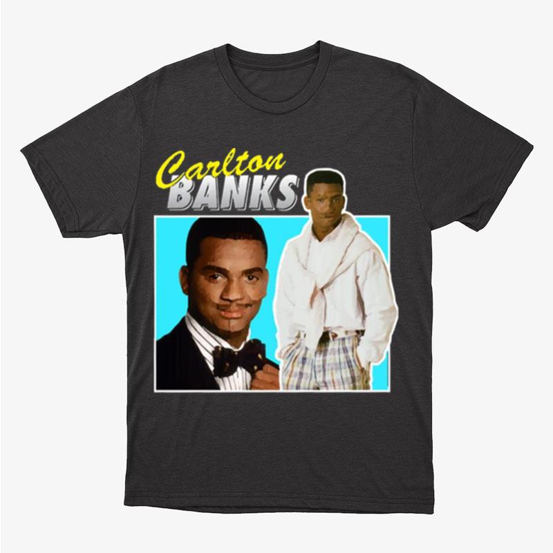 Carlton Banks Montage Fresh Prince Of Bel Air Unisex T-Shirt Hoodie Sweatshirt