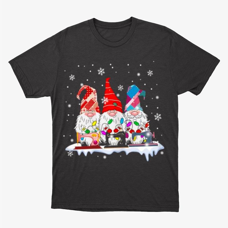 Christmas Gnome Sewing Unisex T-Shirt Hoodie Sweatshirt