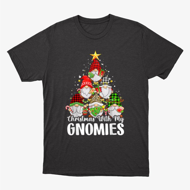Christmas With My Gnomies Family Pajamas Gnome Tree Xmas Unisex T-Shirt Hoodie Sweatshirt