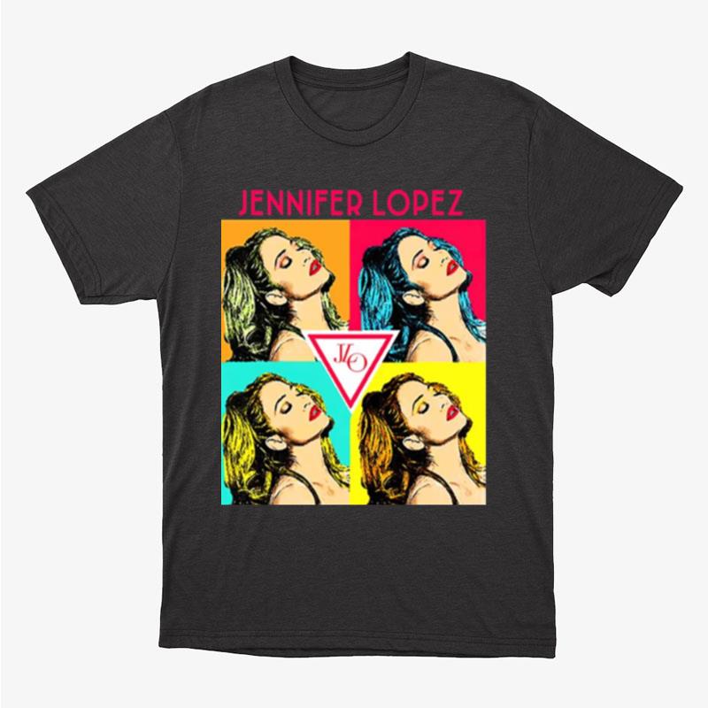 Colored Graphic Jennifer Lopez Singer Beautiful Unisex T-Shirt Hoodie Sweatshirt