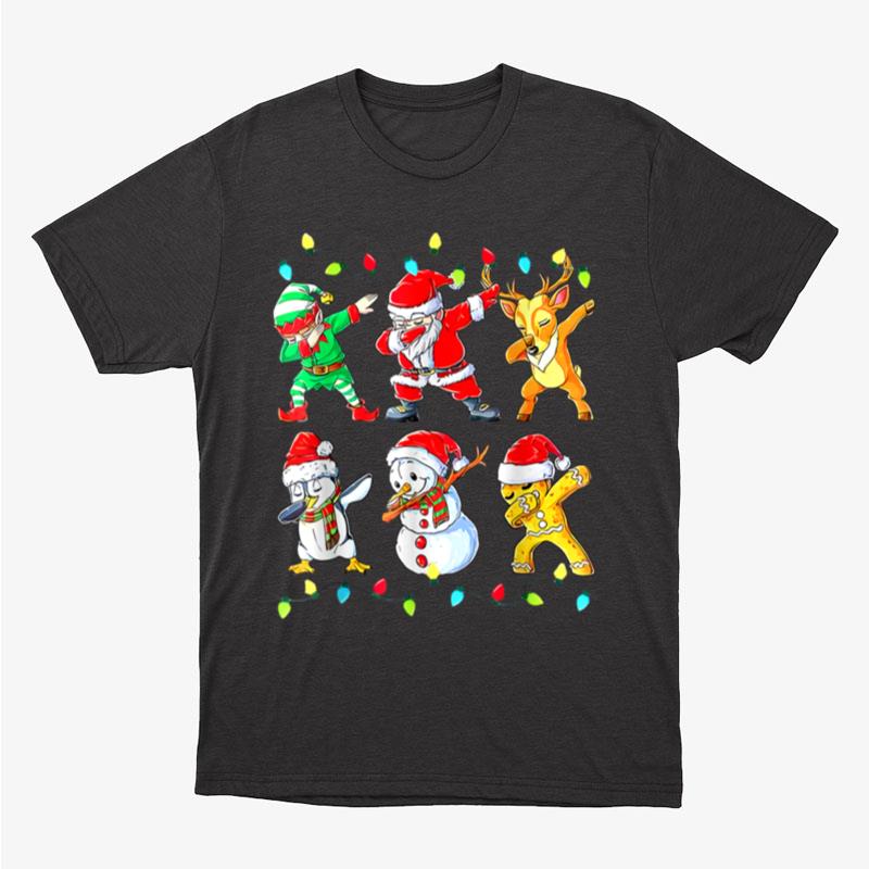 Dabbing Christmas Ugly Xmas Sweater Santa Dab Squad Kids Boy Unisex T-Shirt Hoodie Sweatshirt