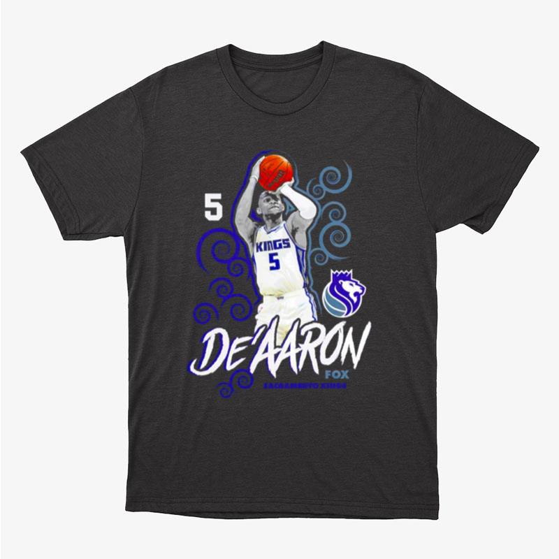De'Aaron Fox Sacramento Kings Player Unisex T-Shirt Hoodie Sweatshirt