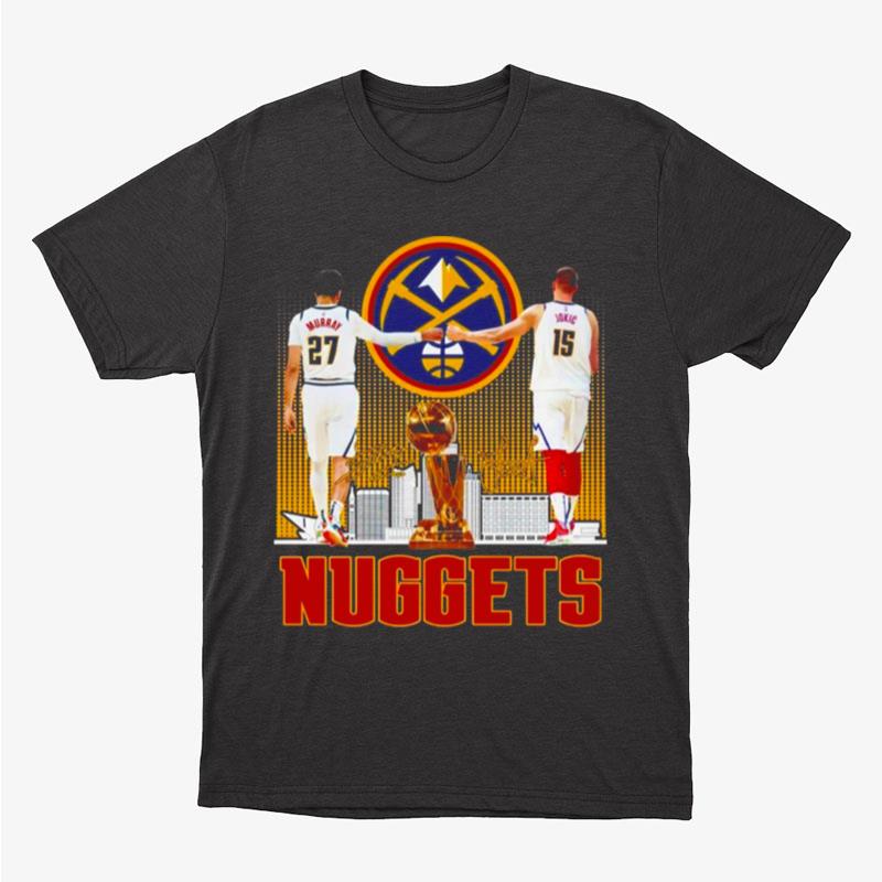 Denver Nuggets Jamal Murray And Nikola Jokic Signatures Unisex T-Shirt Hoodie Sweatshirt