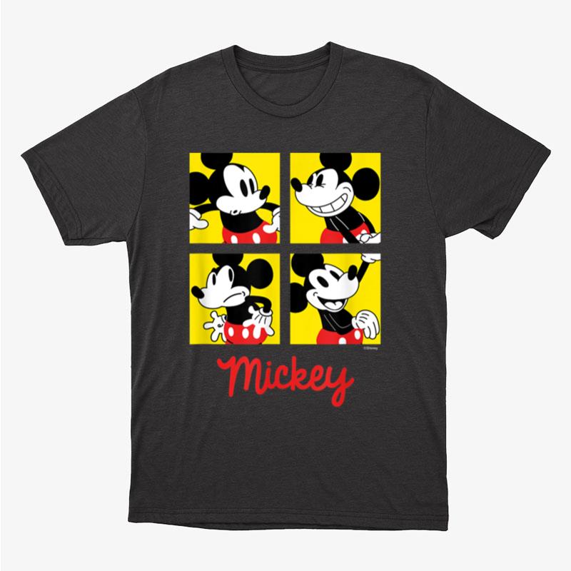 Disney Mickey Grid Unisex T-Shirt Hoodie Sweatshirt