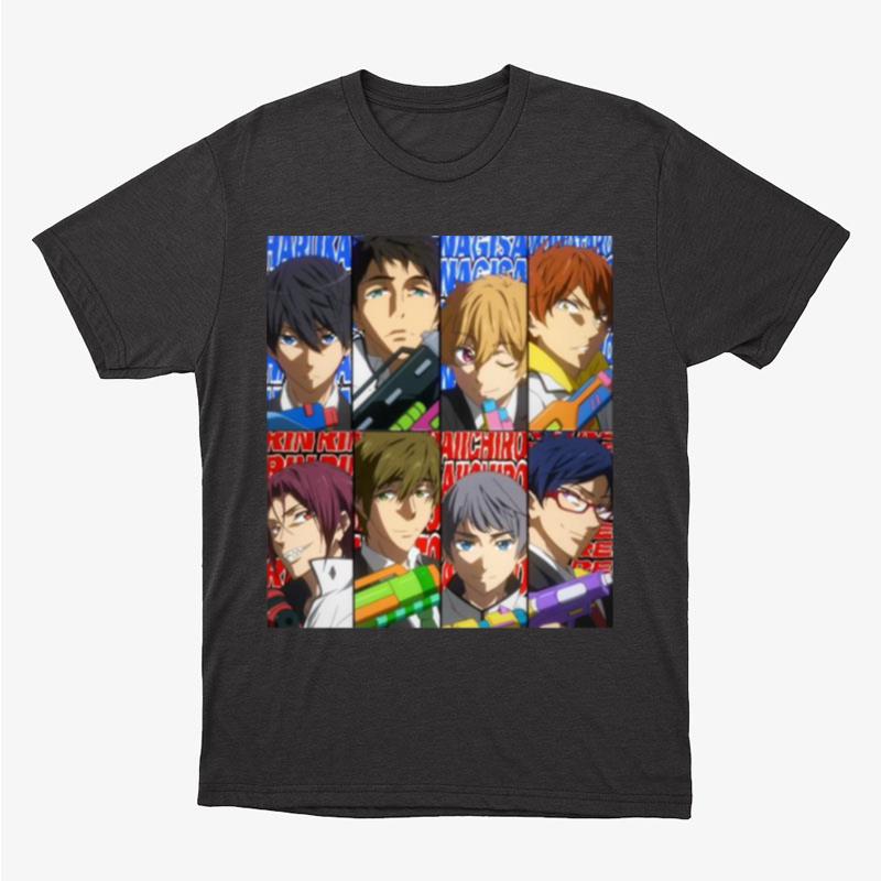 Free Anime Characters Unisex T-Shirt Hoodie Sweatshirt