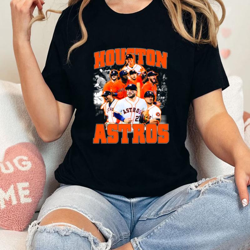Houston Astros Vintage Baseball Unisex T-Shirt Hoodie Sweatshirt