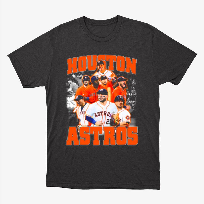 Houston Astros Vintage Baseball Unisex T-Shirt Hoodie Sweatshirt