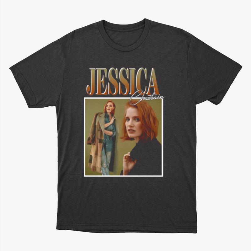 Jessica Chastain Collage Design Unisex T-Shirt Hoodie Sweatshirt