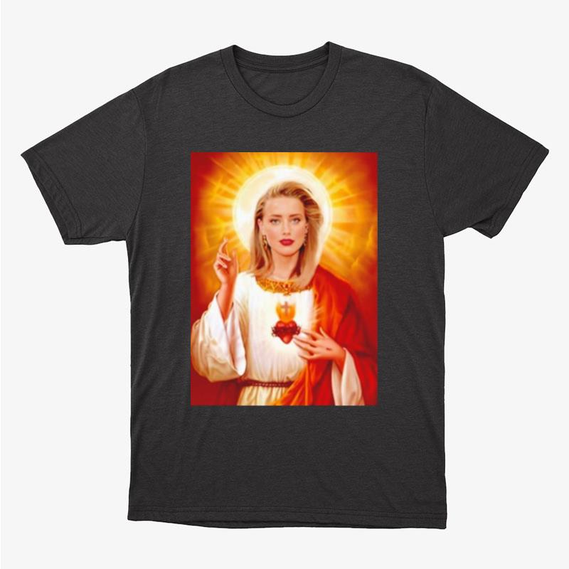 Jesus Christ Amber Heard Unisex T-Shirt Hoodie Sweatshirt