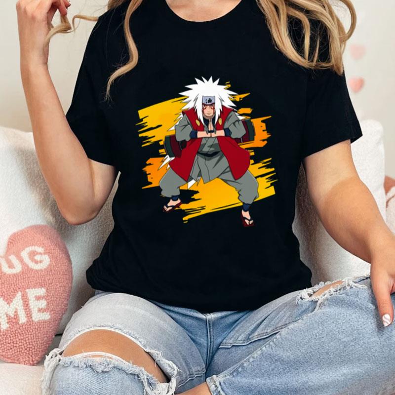 Jiraiya Yellow Graphic Naruto Shippuden Unisex T-Shirt Hoodie Sweatshirt