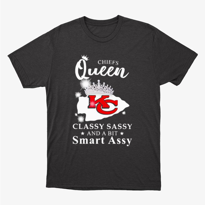 Kansas City Chiefs Queen Classy Sassy And A Bit Smart Assy Gigapixel Unisex T-Shirt Hoodie Sweatshirt