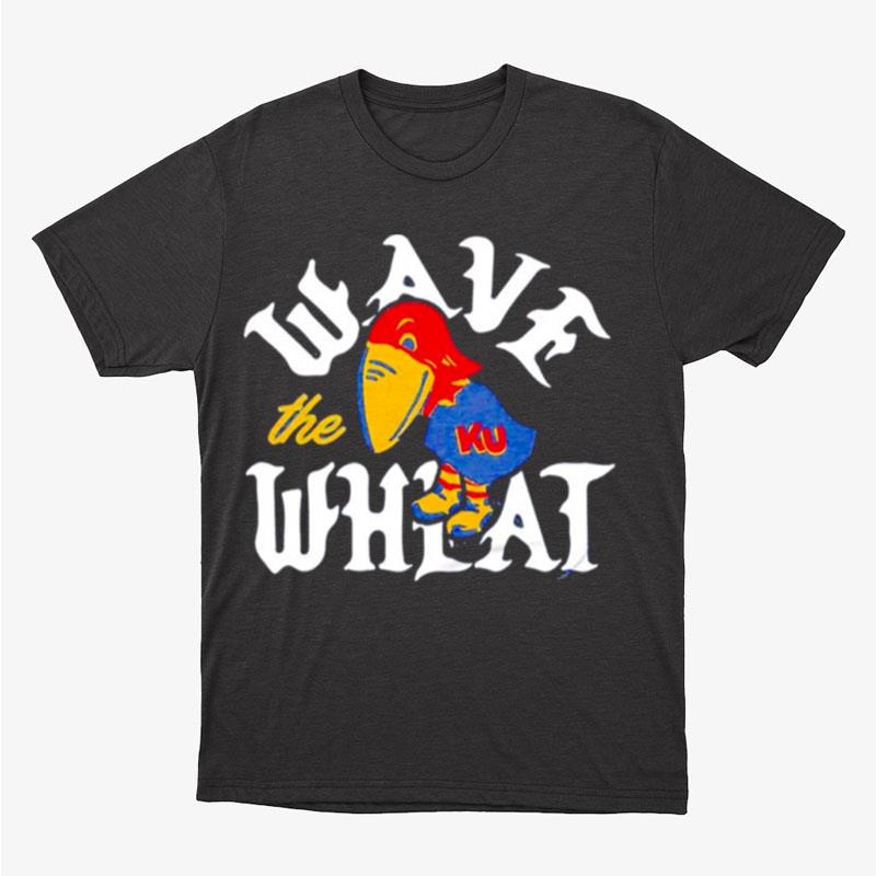 Kansas Jayhawks Wave The Whea Unisex T-Shirt Hoodie Sweatshirt