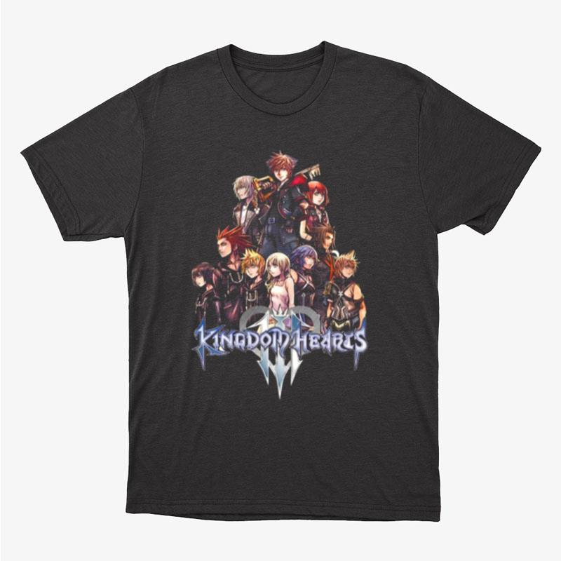 Kingdom Hearts All Characters Unisex T-Shirt Hoodie Sweatshirt