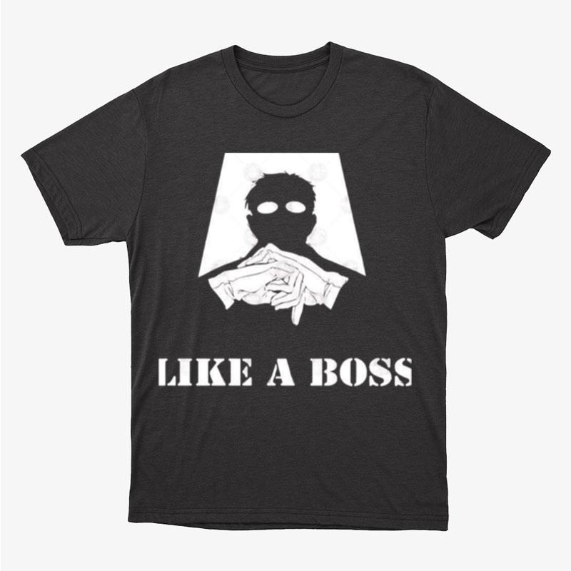 Like A Boss Neon Genesis Evangelion Ikari Gendo Unisex T-Shirt Hoodie Sweatshirt