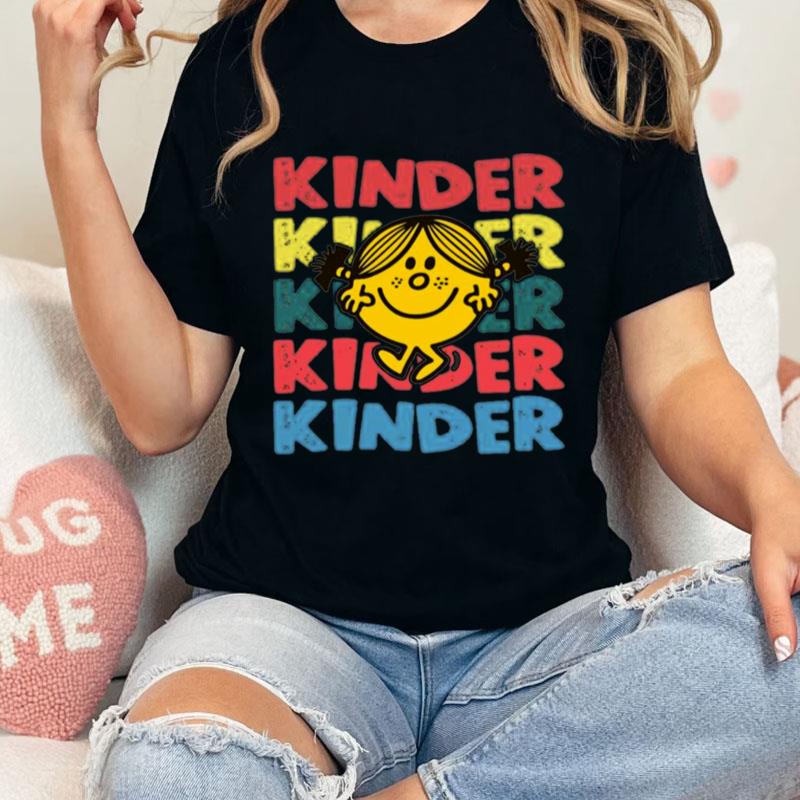 Little Miss Kinder Teacher Unisex T-Shirt Hoodie Sweatshirt