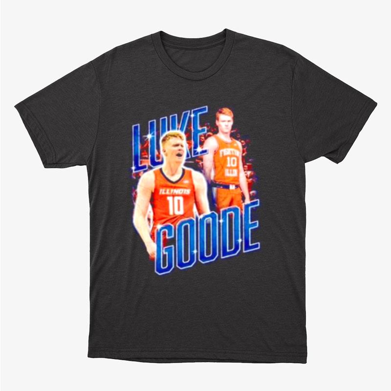 Luke Goode Illinois Basketball Player Unisex T-Shirt Hoodie Sweatshirt
