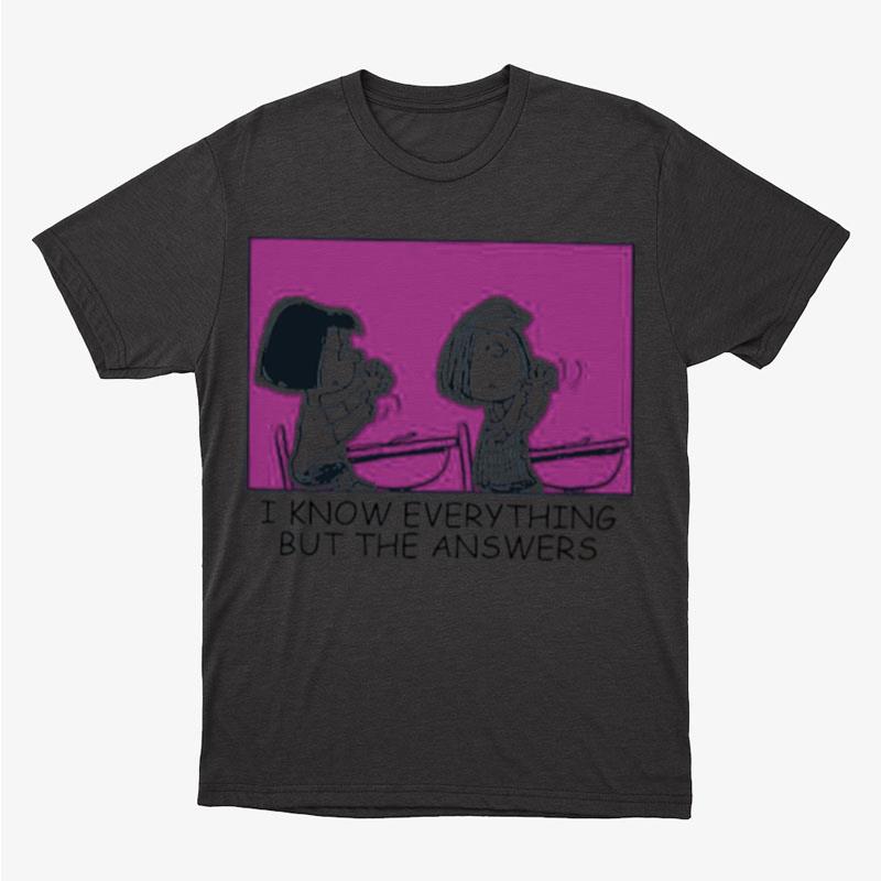 Marcie & Peppermint Patty Counting Peanuts Unisex T-Shirt Hoodie Sweatshirt