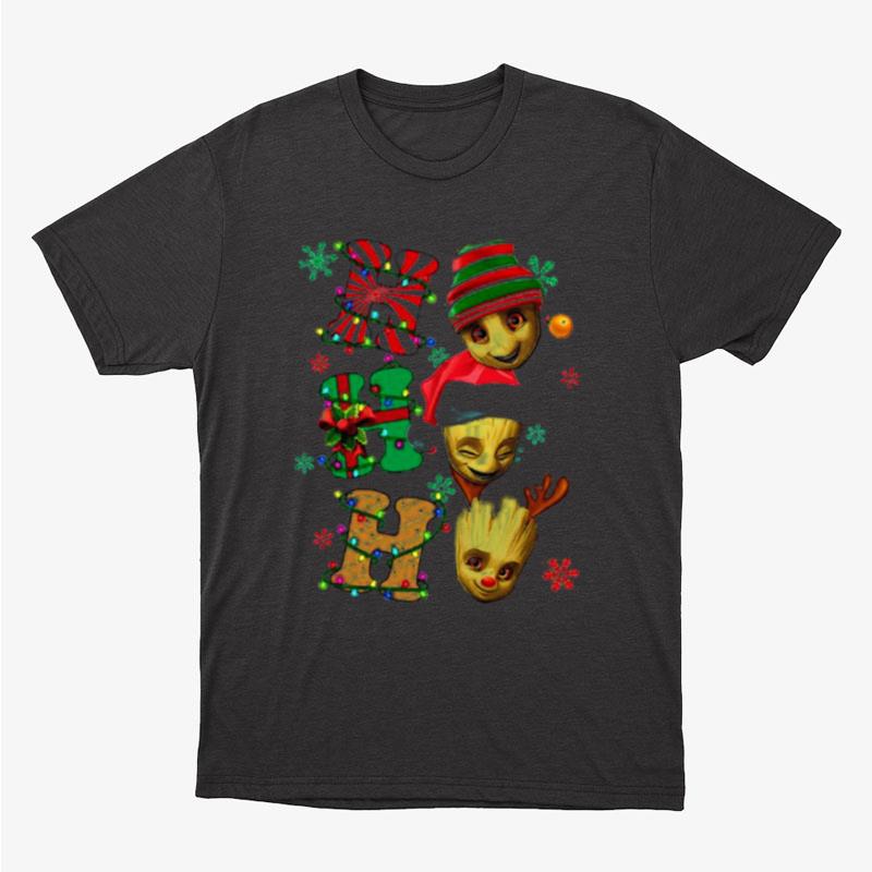 Marvel Guardians Groot Christmas Lights Unisex T-Shirt Hoodie Sweatshirt