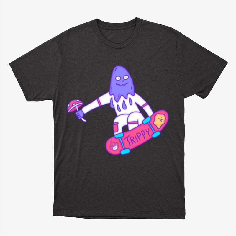 Melted Skateboarder Colored Unisex T-Shirt Hoodie Sweatshirt