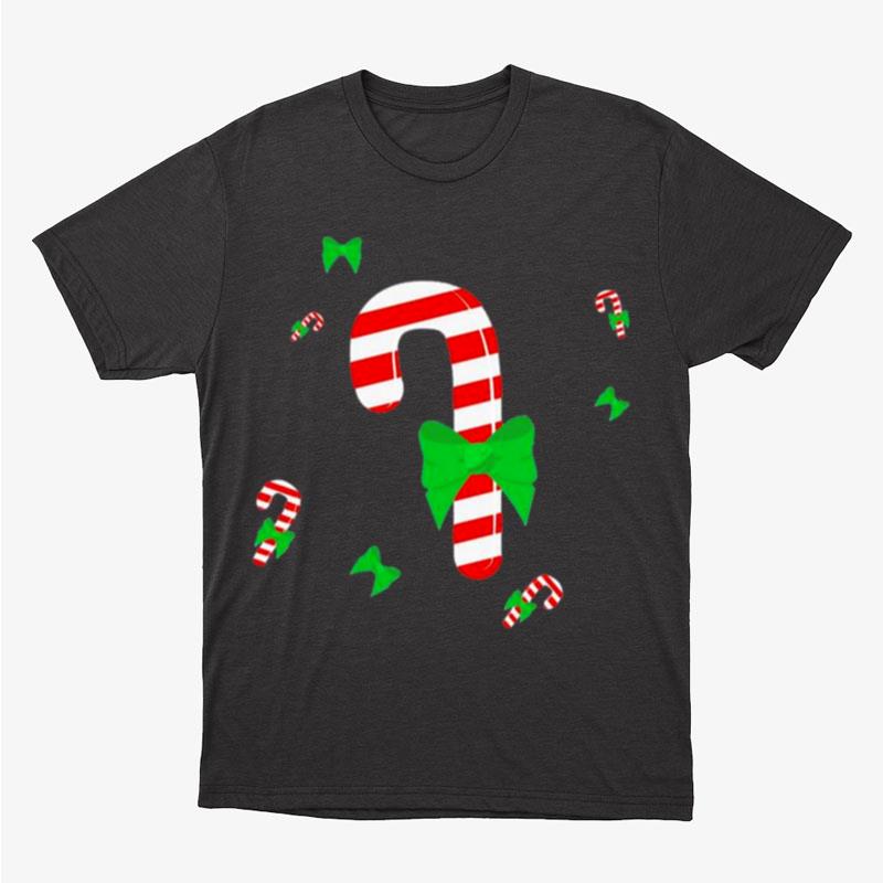 Merry Christmas Candy Cane Unisex T-Shirt Hoodie Sweatshirt