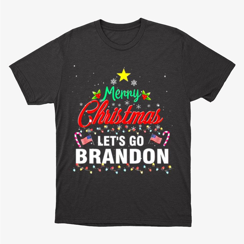 Merry Christmas Let's Go Brandon Ugly Christmas Pajama Unisex T-Shirt Hoodie Sweatshirt
