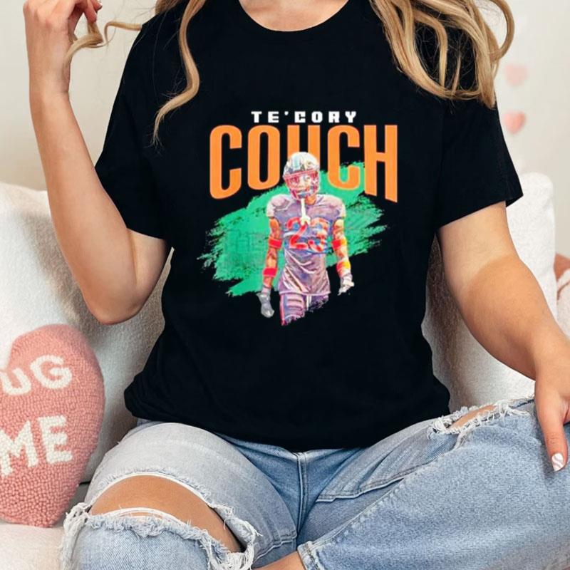 Miami Hurricanes Te'Cory Couch Gametime Unisex T-Shirt Hoodie Sweatshirt